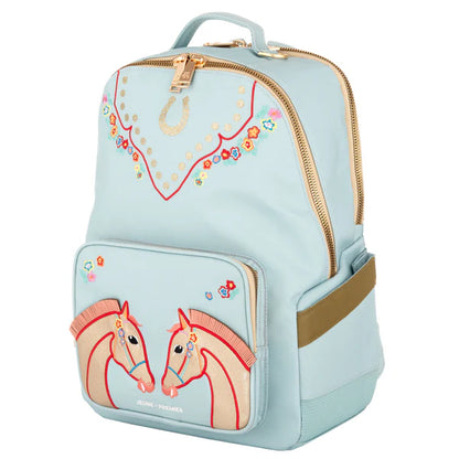 Dettaglio  lato zaino Jeune Premier New Bobbie Cavalerie Florale