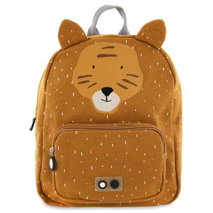 Vista frontale dello zaino Trixie Mr. Tigre per bambini dai 3 anni