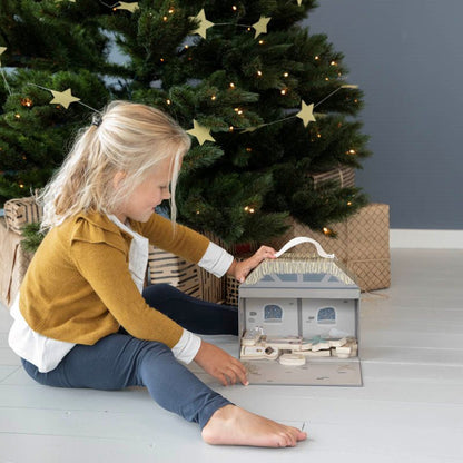 Presepe in legno con valigetta - Apple Pie