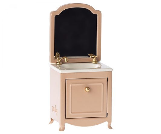 Arredo bagno con specchio, Topo - Polvere scura - Apple Pie
