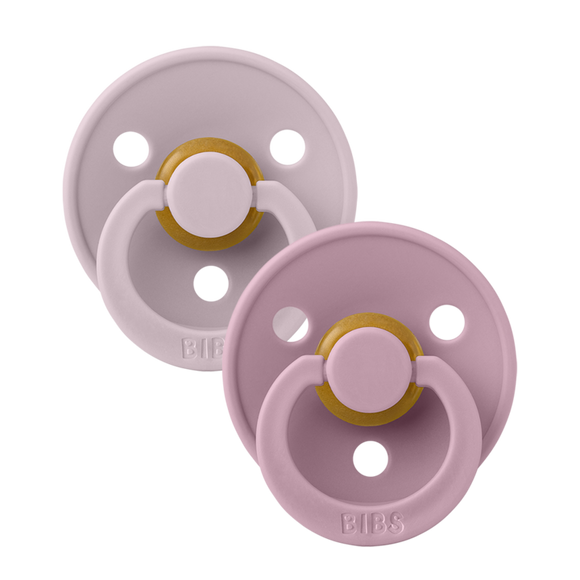 Set di 2 Ciucci Bibs - Ergonomia e design - Dusky Lilac e Heather - Apple Pie