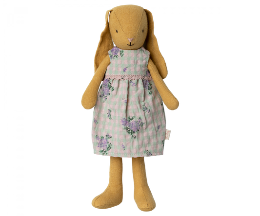Coniglietta con Vestito a quadretti e fiori - Apple Pie