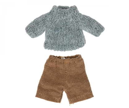 Maglione a maglia e pantaloni per il topo fratello maggiore - Apple Pie
