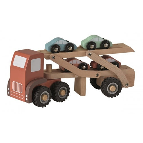 Camion Bisarca Trasporto Macchinine in legno - Apple Pie