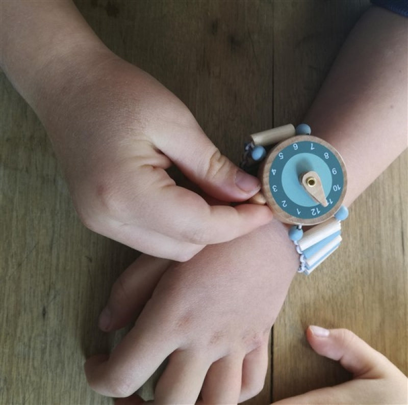 Orologio Gioco in legno - Rosa - Apple Pie