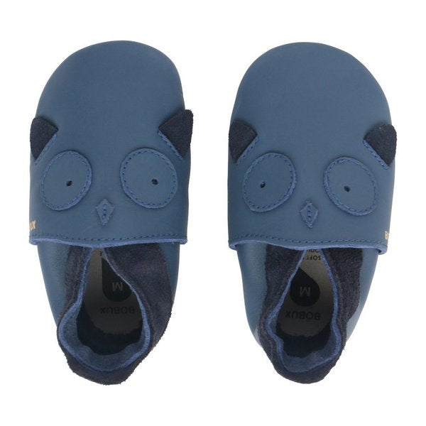 Babbucce Soft Sole - Gufo Blu Navy - Apple Pie