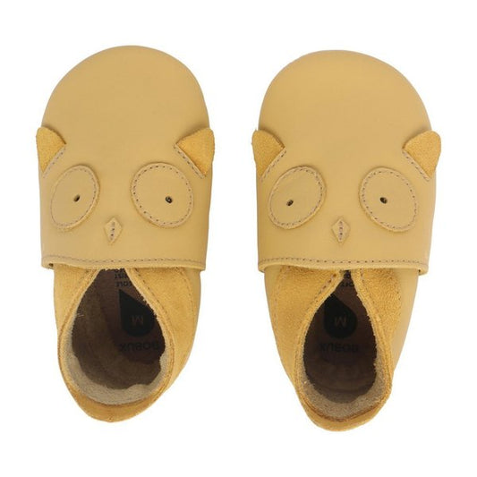 Babbucce Soft Sole - Gufo Giallo Ocra - Apple Pie