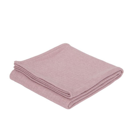 Little Dutch Swaddle jersey cotone 120 x 120 cm Pure Mauve - Apple Pie