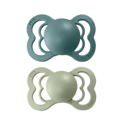 Set di 2 Ciucci Bibs - Supreme Collection - Island Sea e Sage - Apple Pie