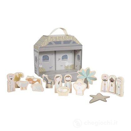 Presepe in legno con valigetta - Apple Pie