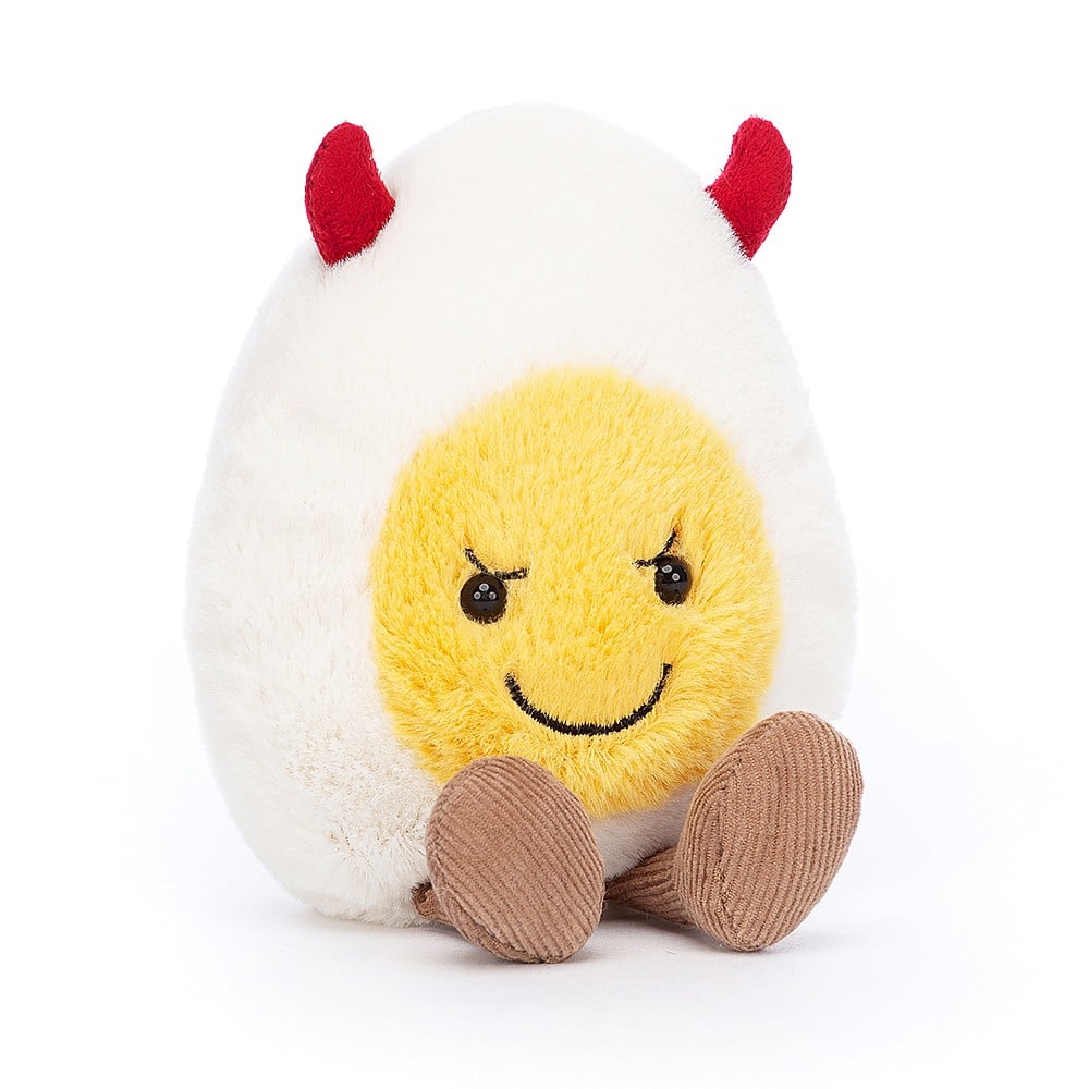 Peluche Amuseable Uovo Sodo Diavoletto - piccolo 14 cm - Apple Pie