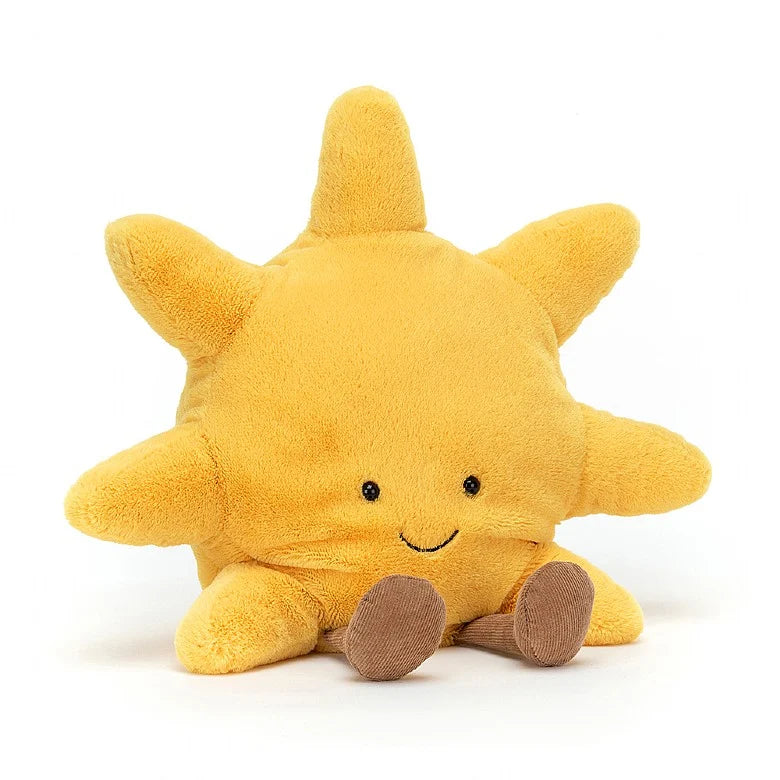 Jellycat Amuseables Sun peluche sole giallo 31 cm