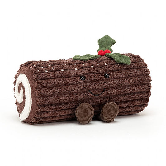 Peluche Yule log - Apple Pie