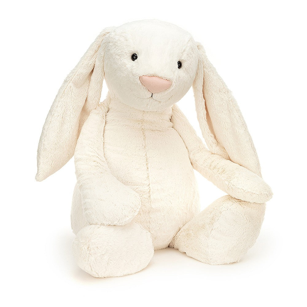 Peluche Gigante Jellycat Coniglio Bashful Cream – 108 cm - Apple Pie