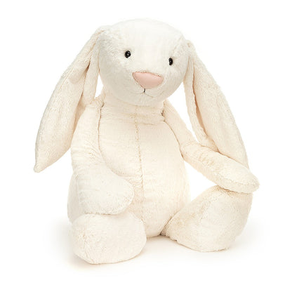 Peluche Gigante Jellycat Coniglio Bashful Cream – 108 cm - Apple Pie