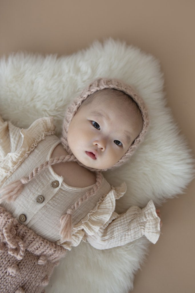 Cuffia Blair Rosa Cipria ULTIMA TAGLIA 3-6 MESI - Apple Pie