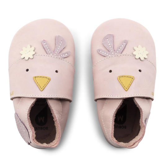 Bobux Babbucce Soft Sole - Chickie Blossom - Apple Pie