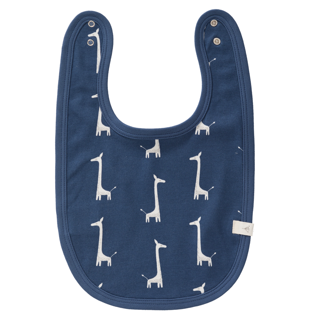 Bavaglia in Cotone Biologico - Giraffe - Apple Pie