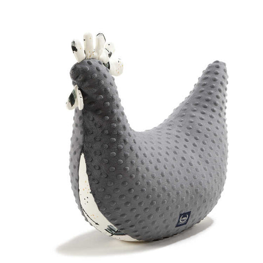 Cuscino allattamento in velluto Gallina - Grigio - Apple Pie