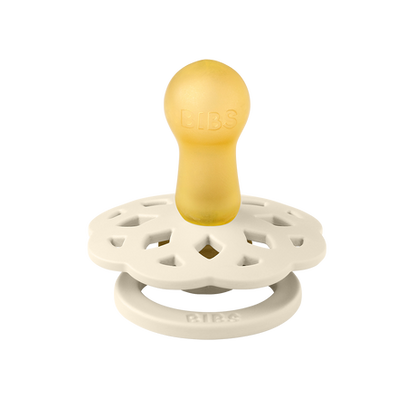 Set di 2 Ciucci Bibs Round - Boheme Pacifier - Avorio e Blossom - Apple Pie