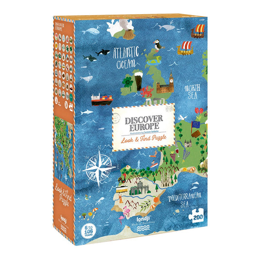 Puzzle Discover Europe - Viaggiare e imparare - Apple Pie
