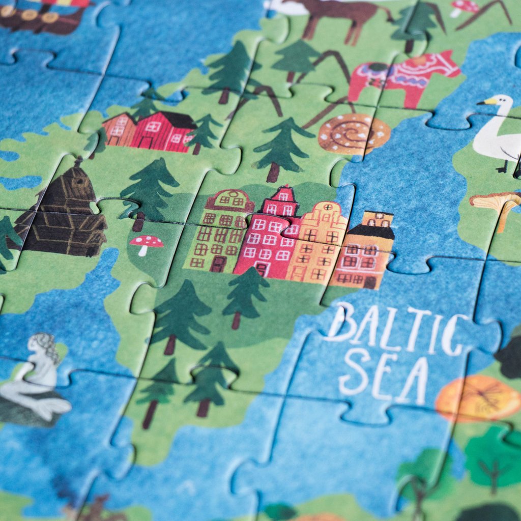 Puzzle Discover Europe - Viaggiare e imparare - Apple Pie
