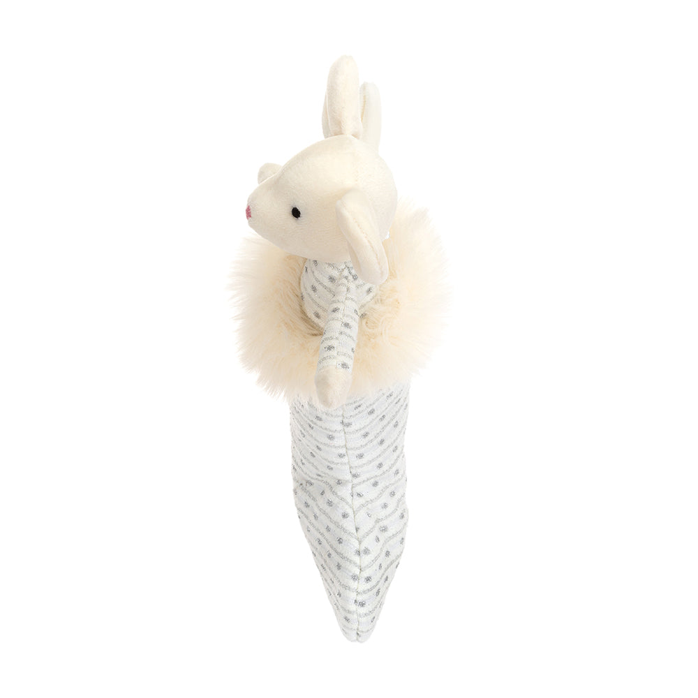 Calza Coniglietto Shimmer Jellycat Bianco - Apple Pie