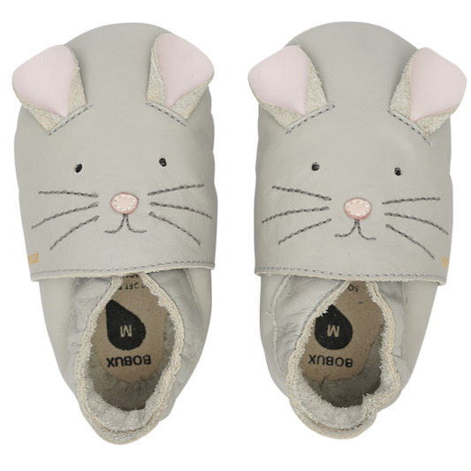 Babbucce Soft Sole - Topolino Grigio Perla - Apple Pie