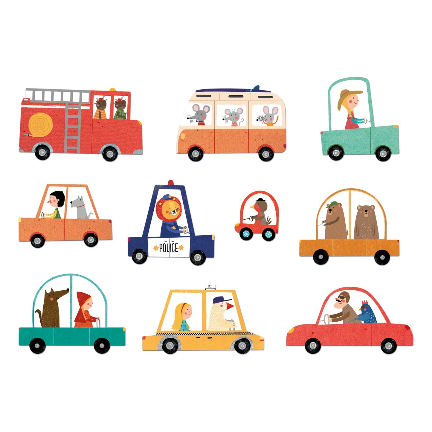 Puzzle - Pista e Macchinine, Beep Beep! - Apple Pie