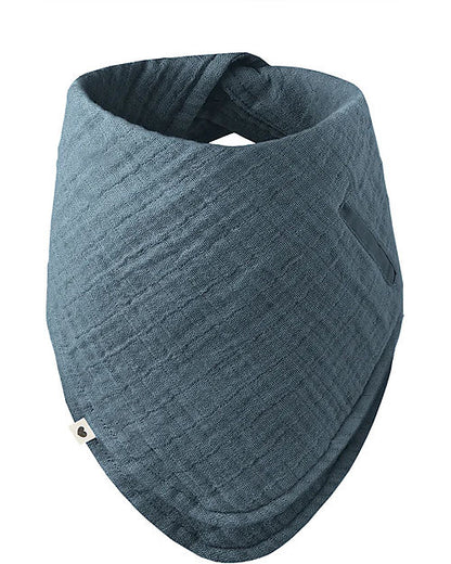 Bavaglino a Bandana Petrolio - 100% Cotone Biologico - Apple Pie