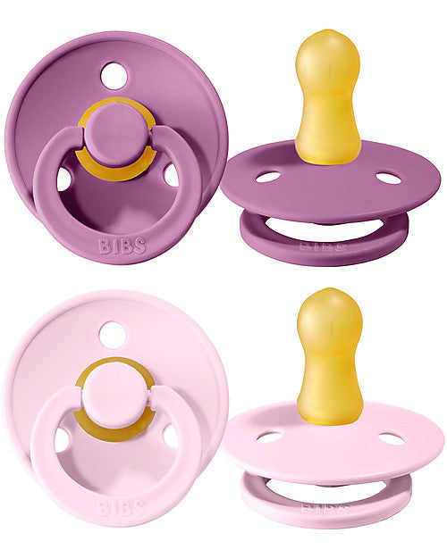 Set di 2 Ciucci Bibs - Colour Collection - Lavender e Baby Pink - Apple Pie