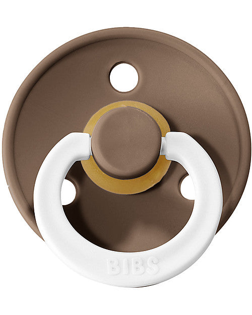 Set di 2 Ciucci Bibs Notte - Colour Pacifier - Nocciola e Vaniglia - Apple Pie