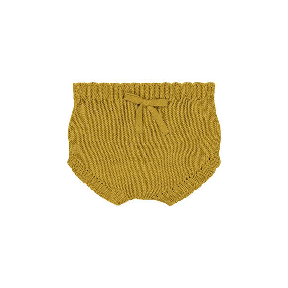 Culottes in maglia - giallo miele ULTIMA 3-6 MESI - Apple Pie