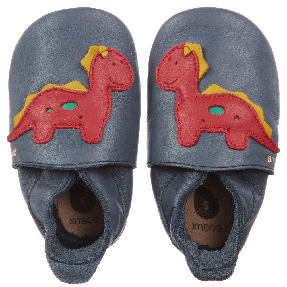 Babbucce Soft Sole - Dinosauro Large - Apple Pie