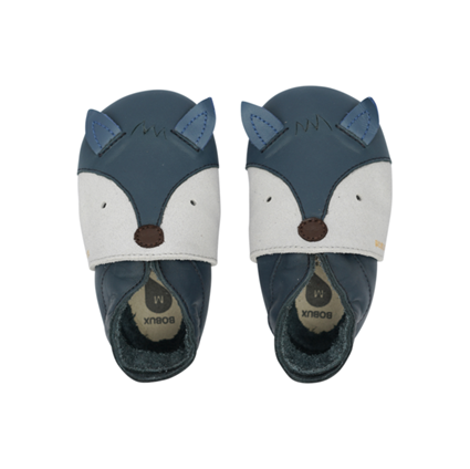 Babbucce Soft Sole - Volpe  Navy - Apple Pie