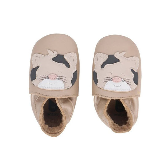 Babbucce Soft Sole - Leopardo Oro - Apple Pie