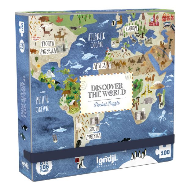 Puzzle Tascabile Discover the World - Apple Pie