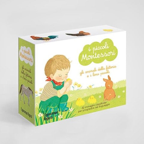 I Piccoli Montessori "gli animali della fattoria e i loro piccoli" - Apple Pie