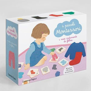 I Piccoli Montessori Cofanetto "I miei Indumenti di Feltro" - Apple Pie