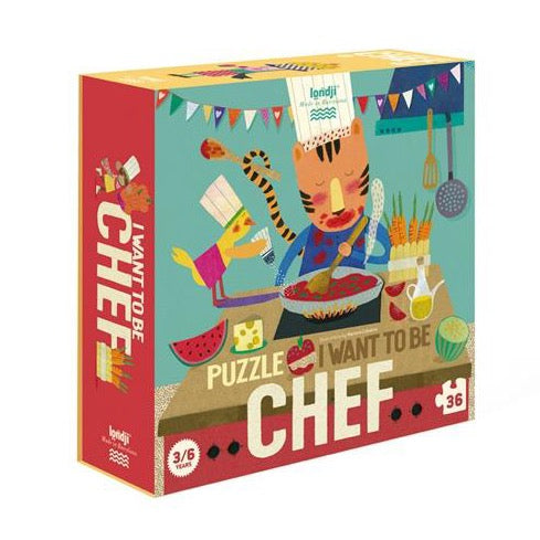 Puzzle - I want to be a...chef! Voglio essere uno...chef! - Apple Pie