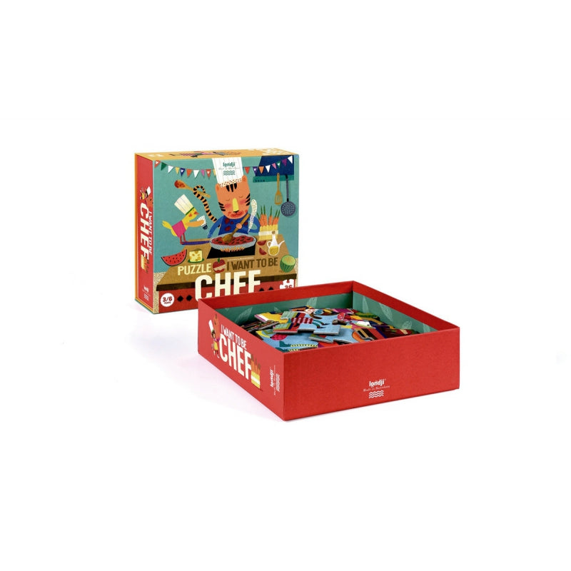 Puzzle - I want to be a...chef! Voglio essere uno...chef! - Apple Pie