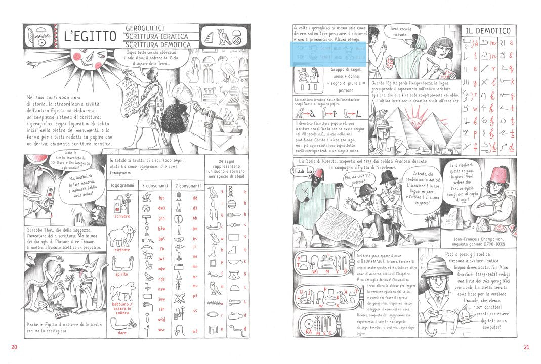 Libro "La Grande Storia della Scrittura" - Apple Pie