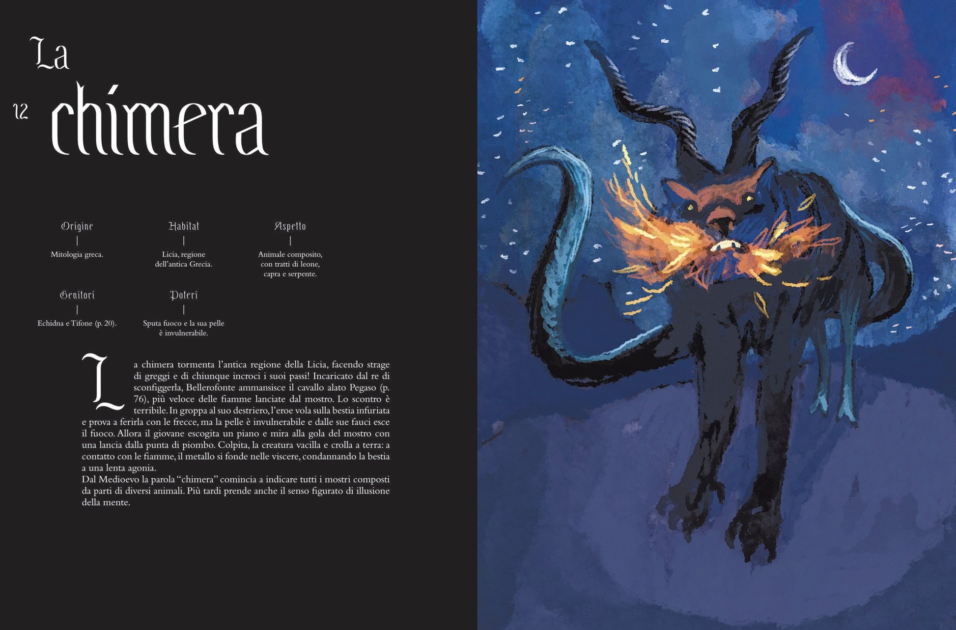 Libro "Bestiario di mostri e creature" - Apple Pie