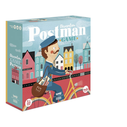 Gioco di società Il Postino Londji per bambini dai 4 anni in su, carte educative e sostenibili