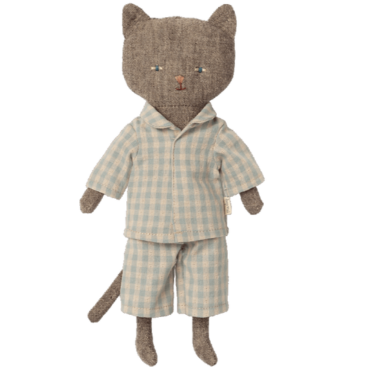 Maileg Peluche Gattino Grigio in Pigiama - Apple Pie