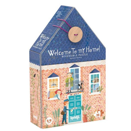 Londji Puzzle Reversibile Welcome to My Home - Apple Pie