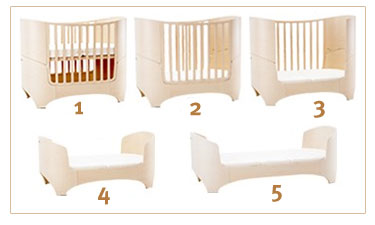 Letto trasformabile (0-7 anni) Leander - Apple Pie