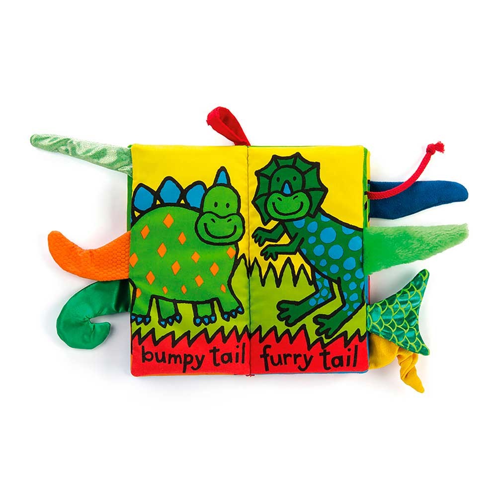 Libro di stoffa "le code dei dinosauri" - Apple Pie