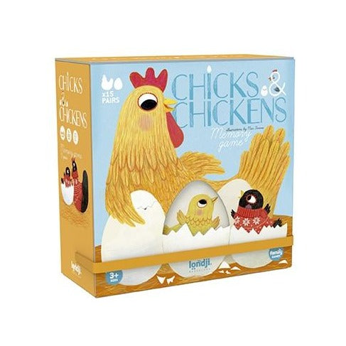 Gioco memory Londji pulcino e mamma chioccia 15 coppie per bambini