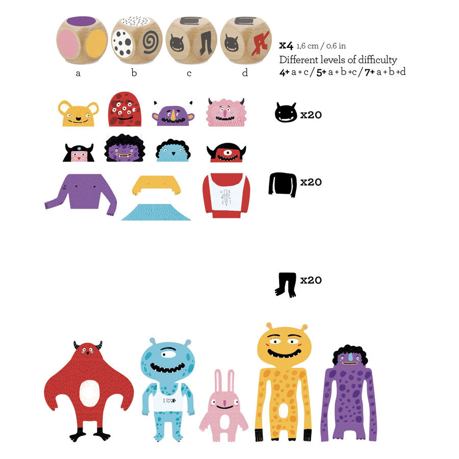 Mostri colorati del gioco My Monsters di Londji